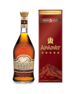 Арарат 5 звезд 0.5л Арарат 5 звезд 0.5л